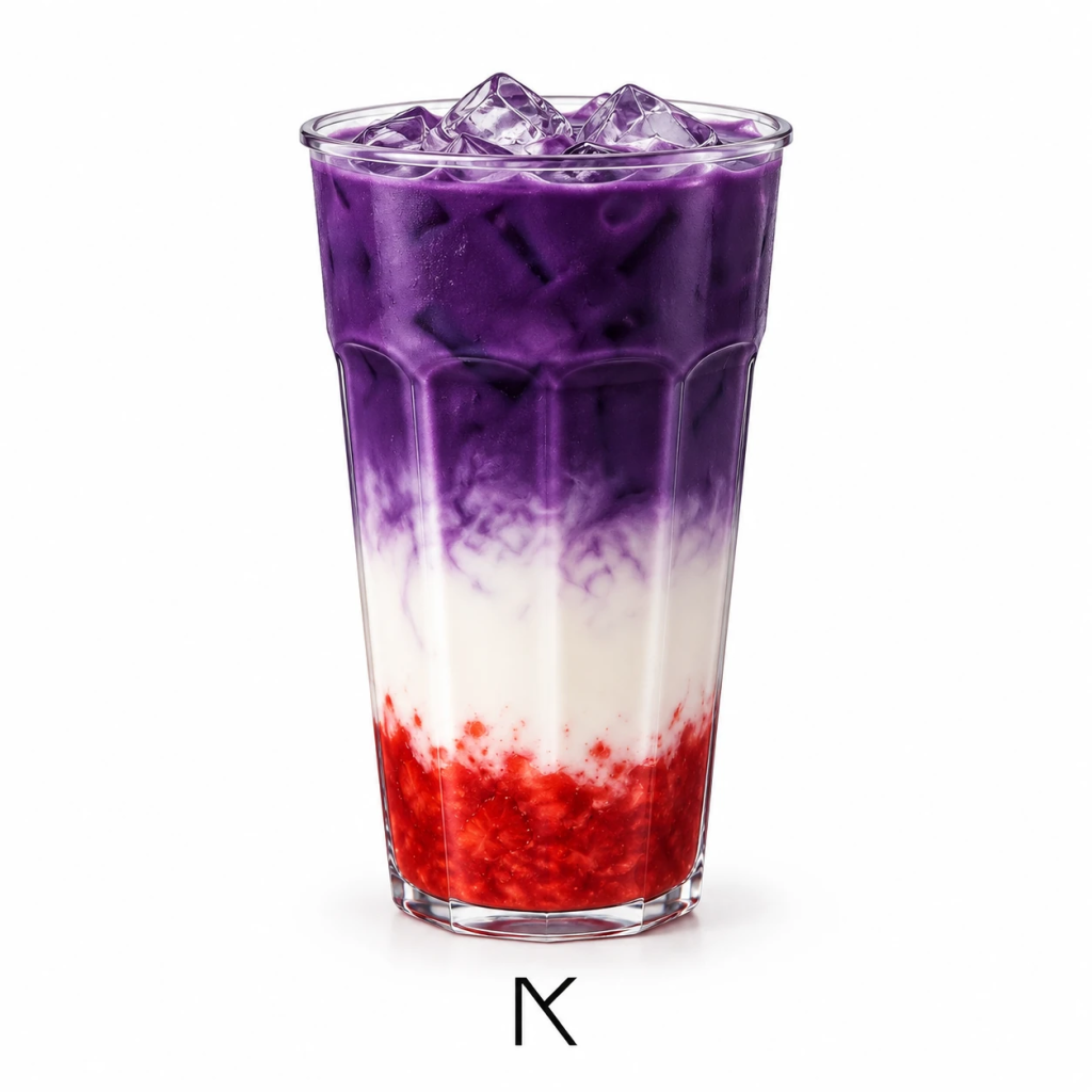 Ube توت فرنگی(آیس)
